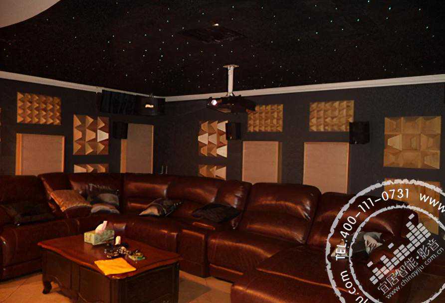 「保利阆峰云墅」私人影院装修设计方案