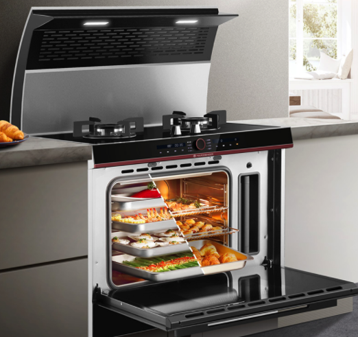 火星人X5BC02蒸烤一体集成灶刷新你的美食菜单