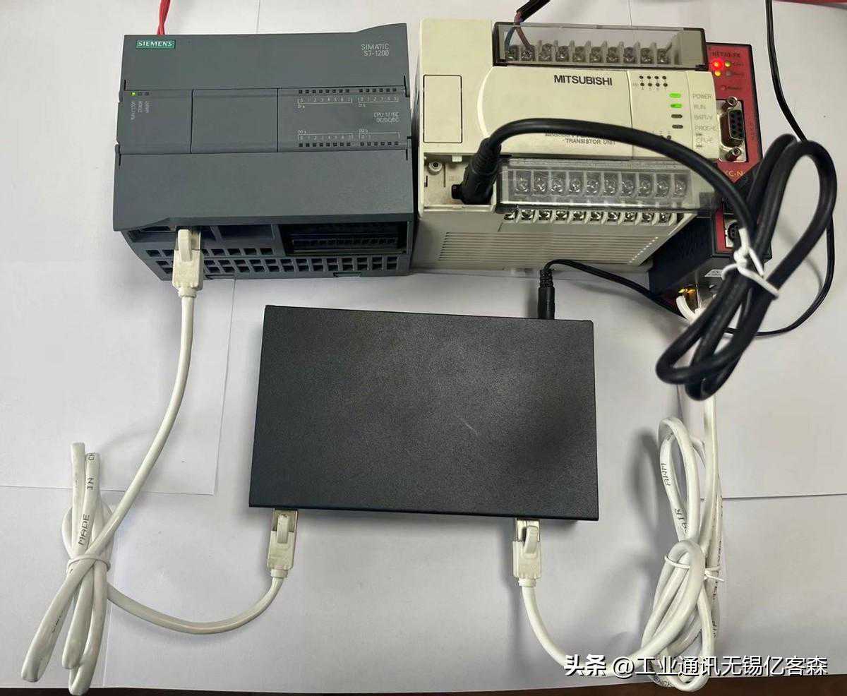 实现西门子S71200/1500与三菱FX系列PLC通讯